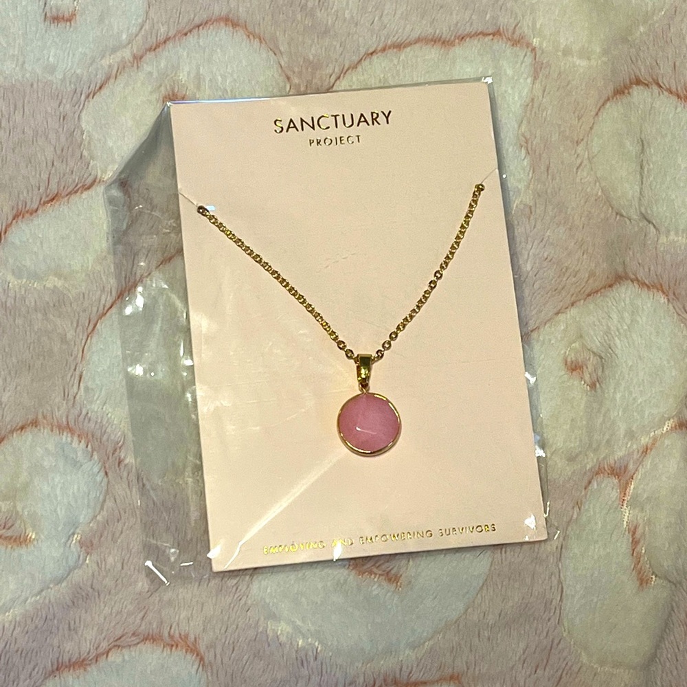 Sanctuary Pink & & Gold Necklace